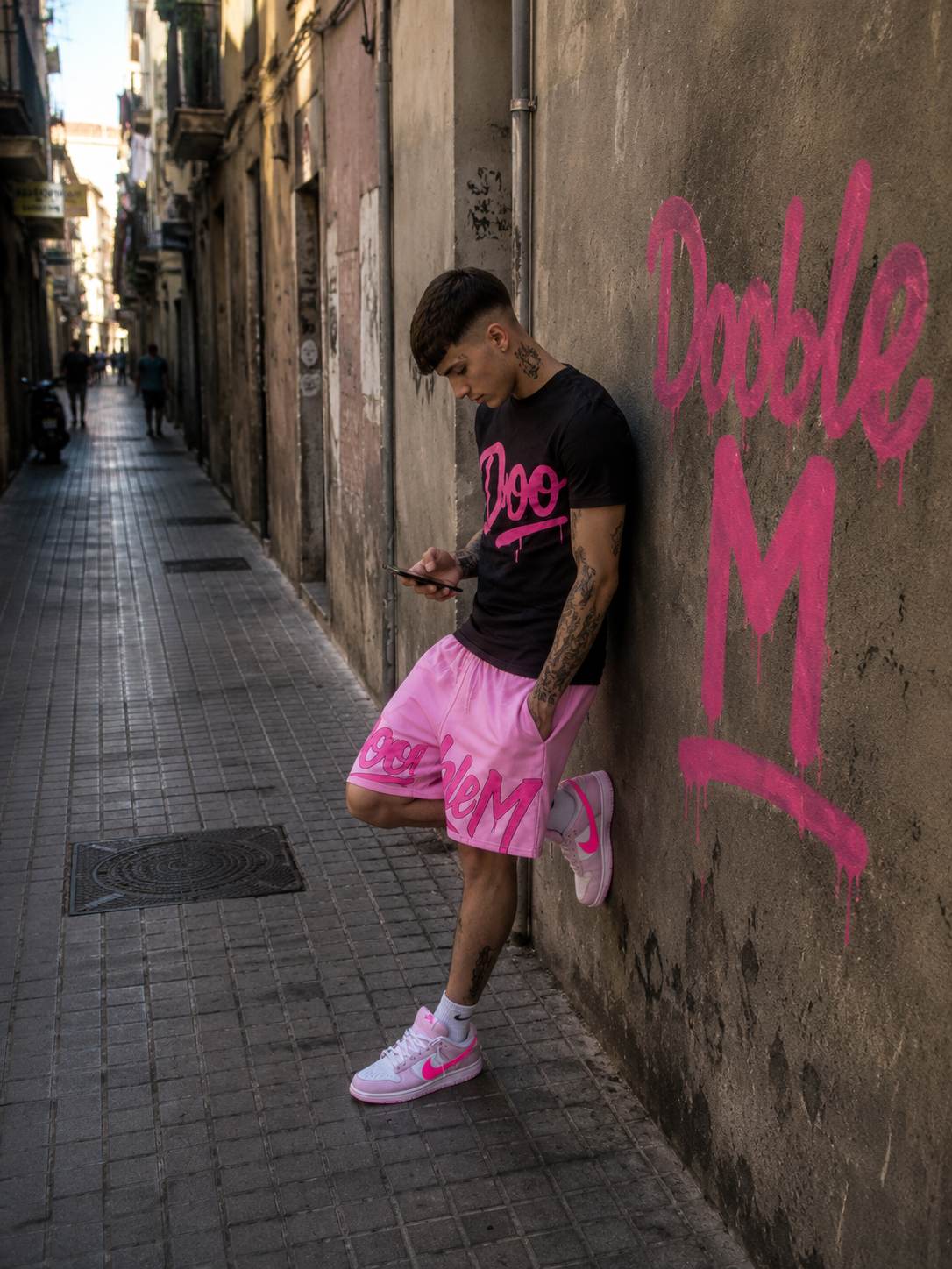 Conjunto Dooble M Urban Pink – Camiseta