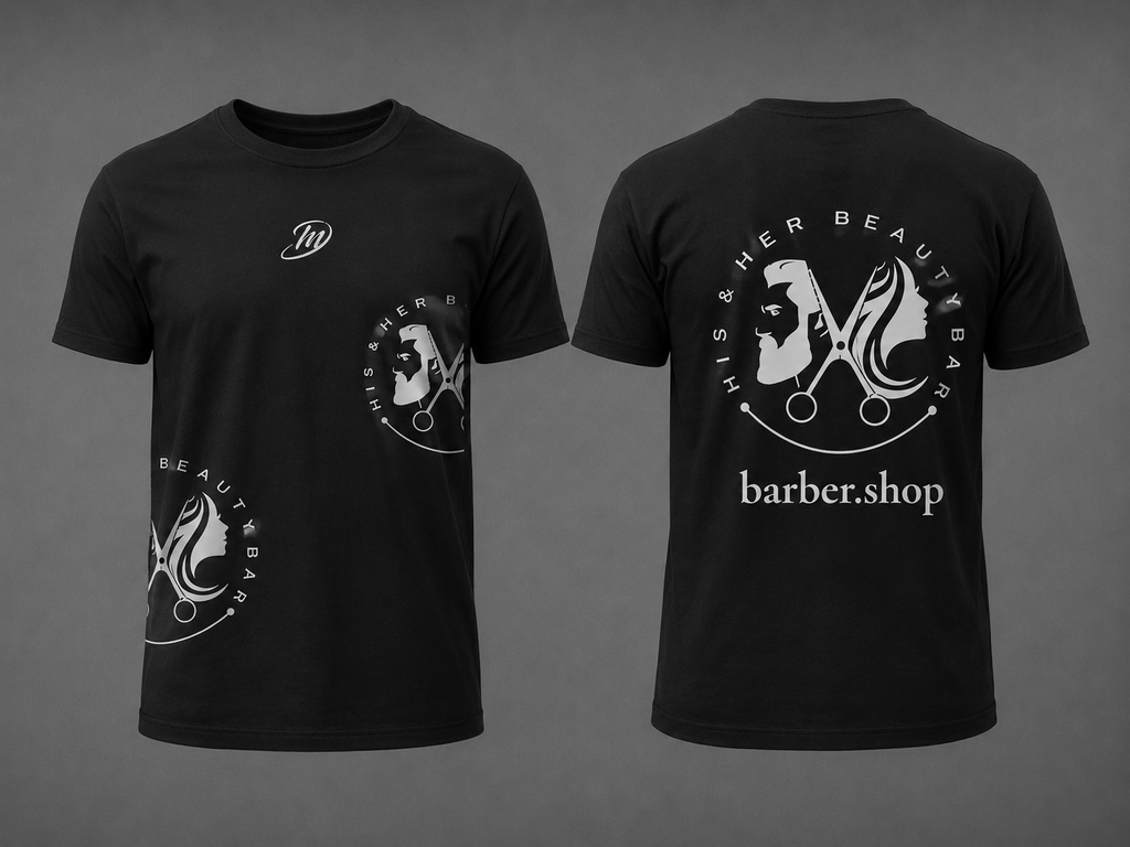 Camisetas de Barbería Personalizables | Diseños Exclusivos Dooble M