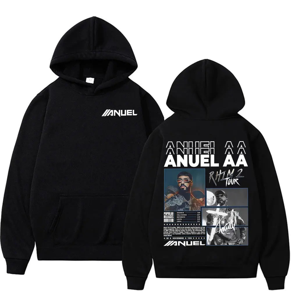 Sudadera “Real Hasta La Muerte” Anuel AA oversized unisex