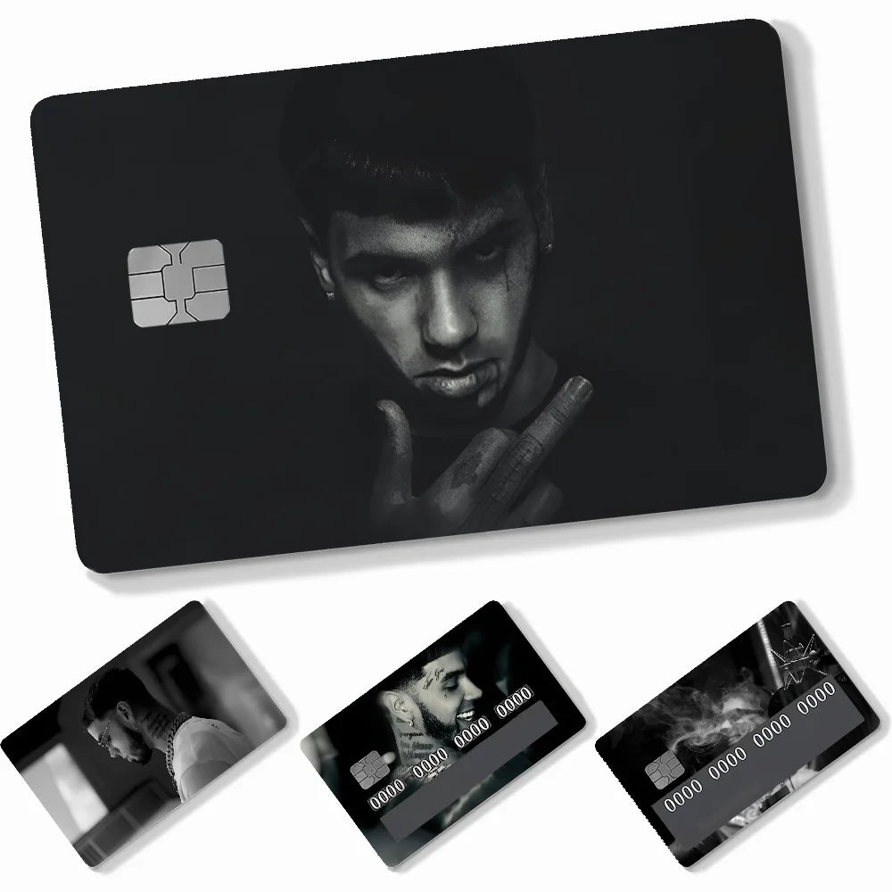 Stickers Anuel AA (4 pcs) PVC adhesivos removibles