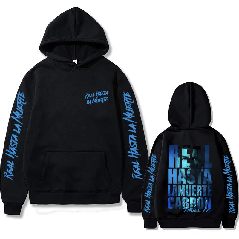 Sudadera Anuel AA “Real Hasta La Muerte” oversized