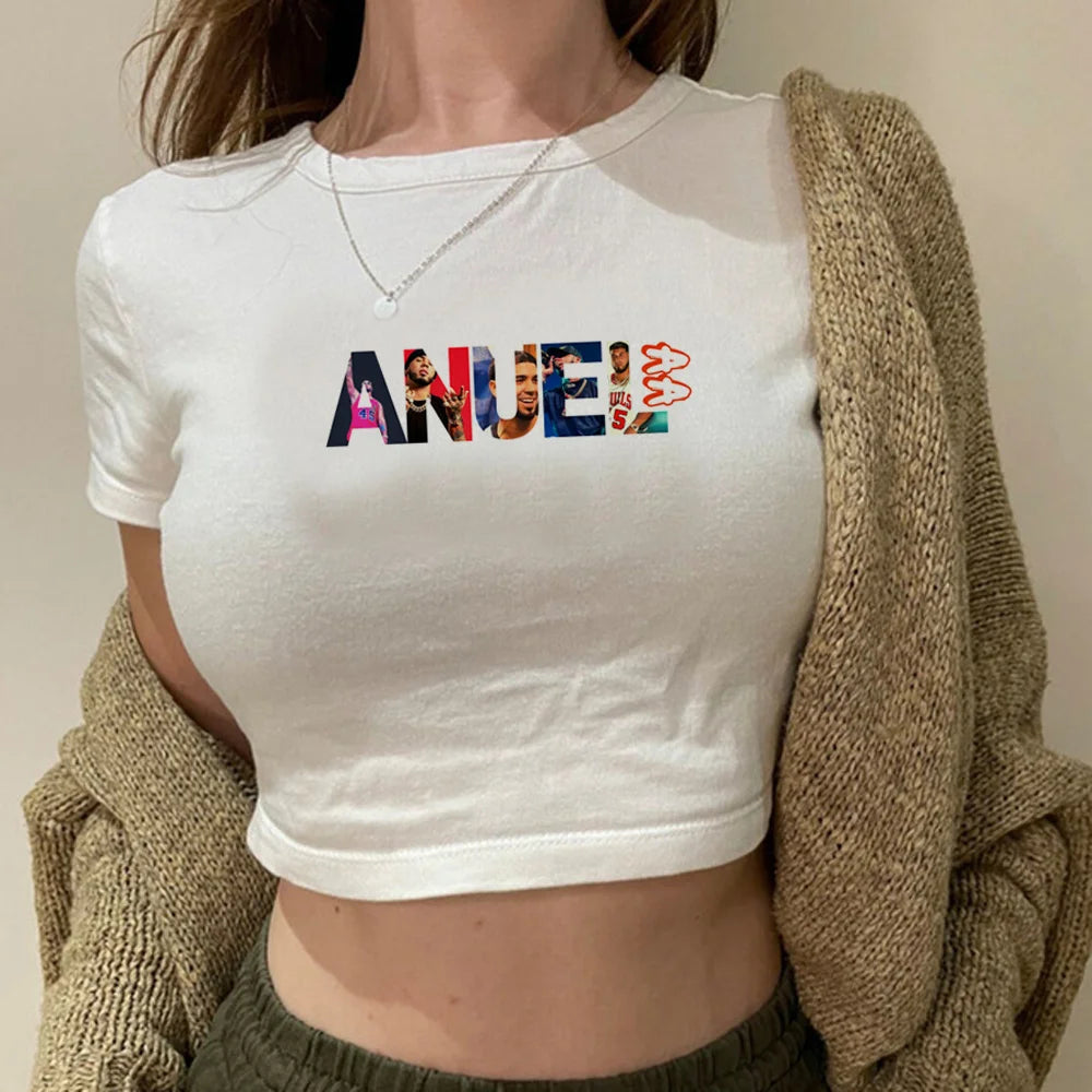 Crop top fairycore kawaii Y2K – camiseta streetwear cyber estilo años 90 para mujer