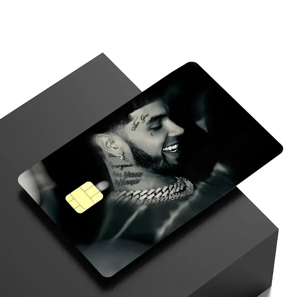 Stickers Anuel AA (4 pcs) PVC adhesivos removibles