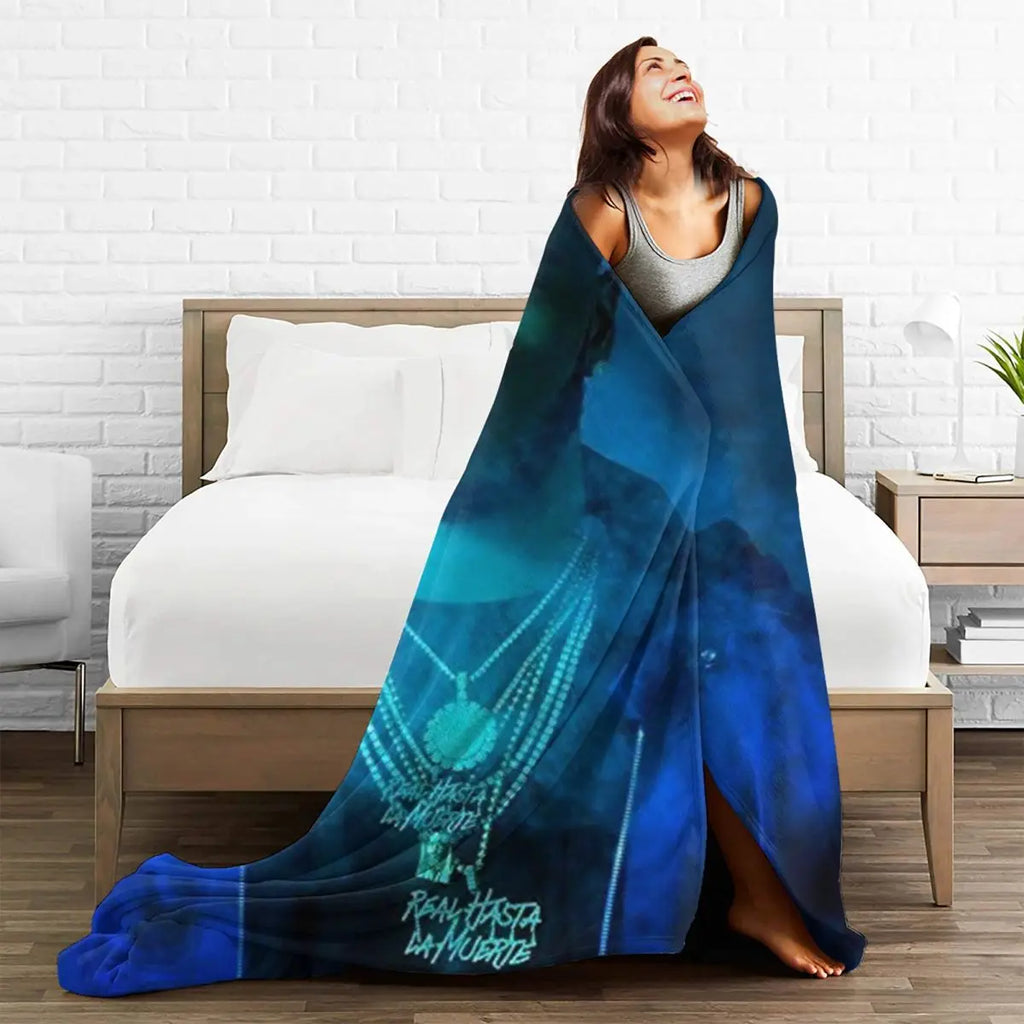 Manta Anuel AA suave para sofá/cama