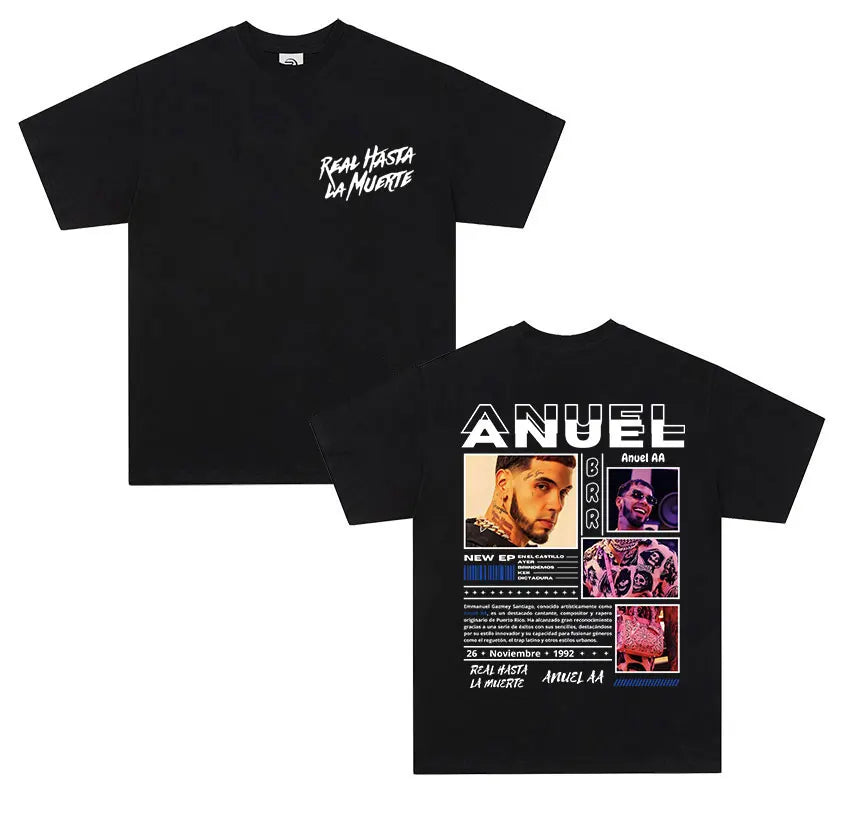 Camiseta “Real Hasta La Muerte” Anuel AA