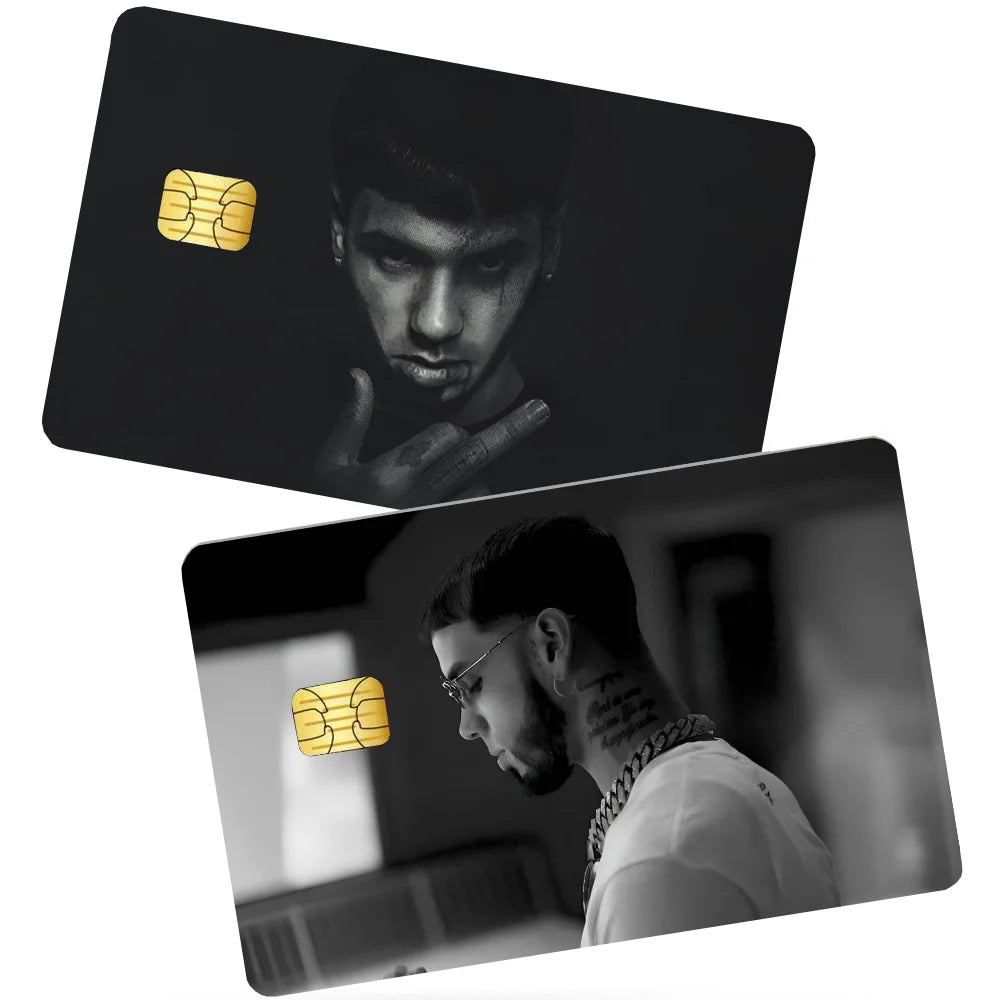 Stickers Anuel AA (4 pcs) PVC adhesivos removibles