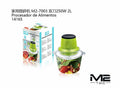 Procesador de alimentos 2L 250W multifuncional