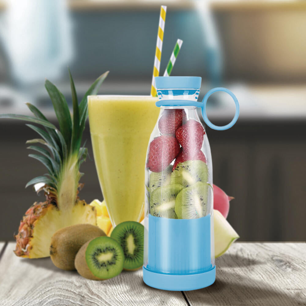 Botella Licuadora Portátil USB – Mezclador Personal Recargable para Smoothies, Batidos y Zumos