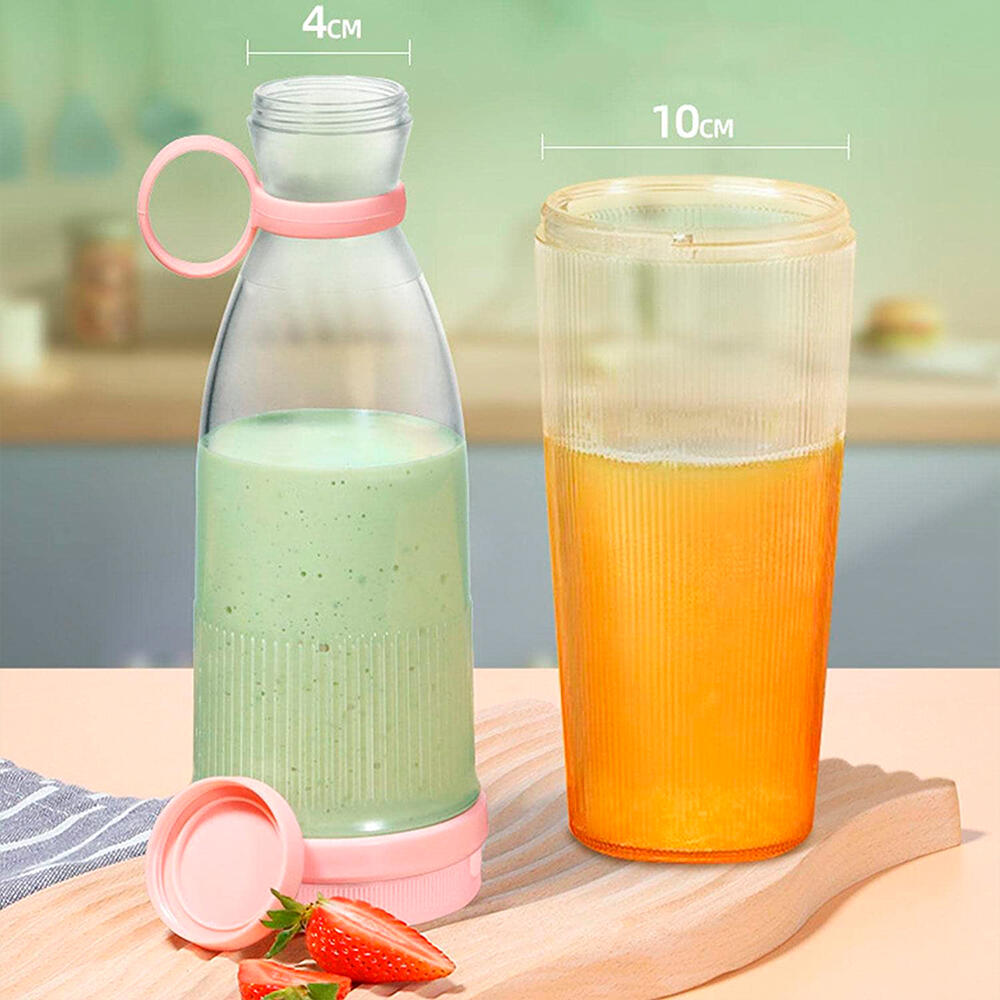 Botella Licuadora Portátil USB – Mezclador Personal Recargable para Smoothies, Batidos y Zumos