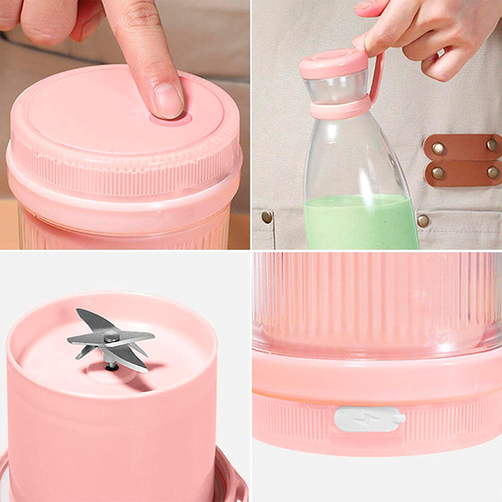 Botella Licuadora Portátil USB – Mezclador Personal Recargable para Smoothies, Batidos y Zumos